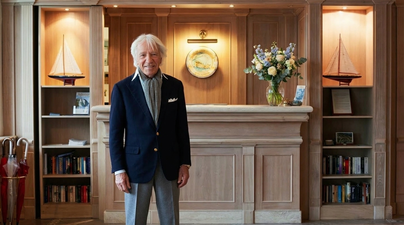 Portrait of Paolo at Hotel Poseidon